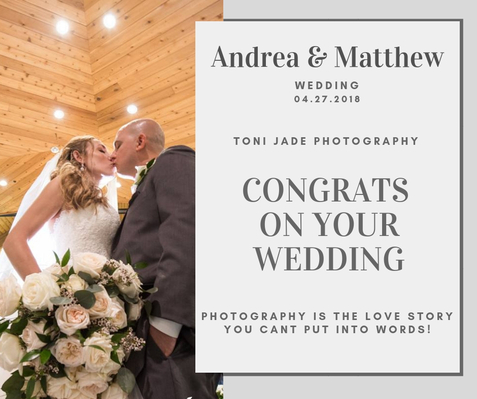 Andrea and Matthew Wedding Blog Cover