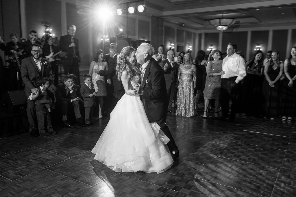 bride and father dance