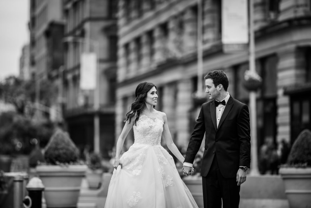 Bride and Groom in NY