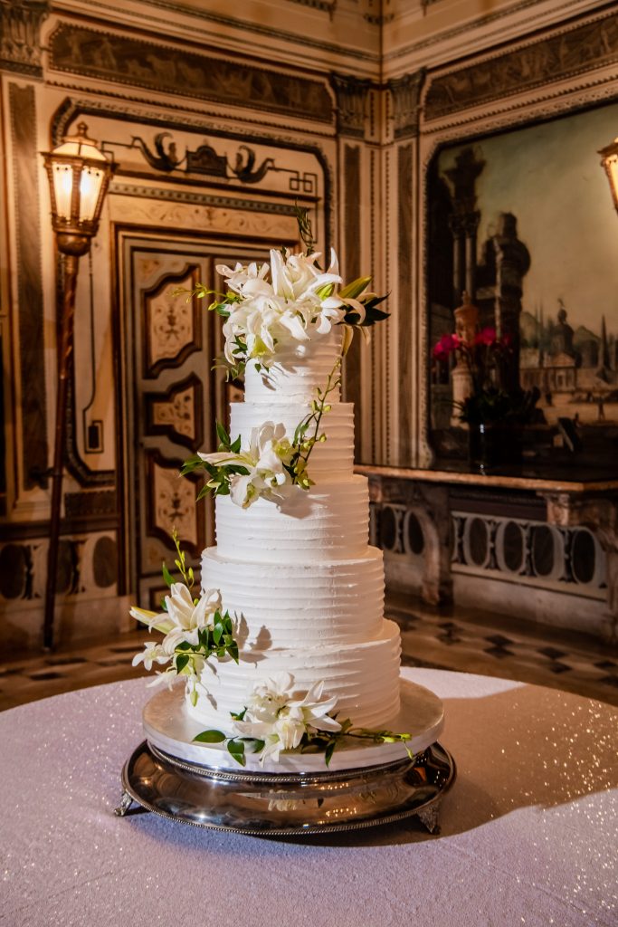 vizcaya wedding reception cake